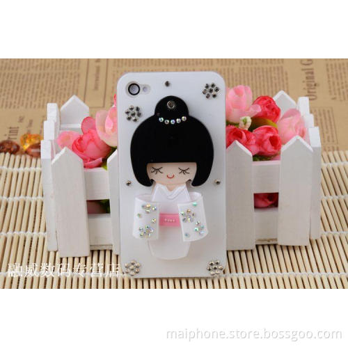 iPhone 5 4 4S Cute Mug Style Silicone Case - Green